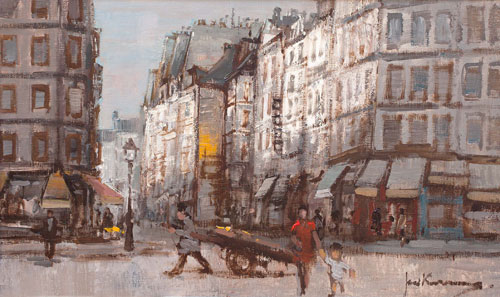 Johannes (Jan) Korthals 1916 – 1972 "Rue des Lombards Paris"