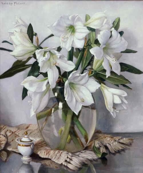 Willy Fleur 1888 - 1967"Witte lelies"